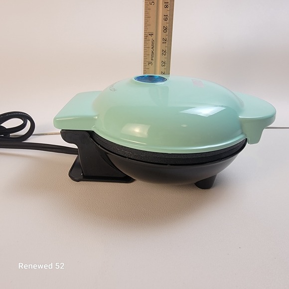 Dash Maker Mini Round Electric Griddle Blue for Individual Pancakes New - Picture 8 of 16
